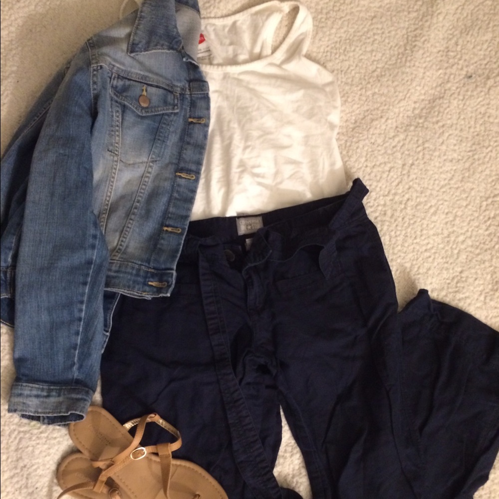 CONVERSE LINEN PANTS SIZE 4